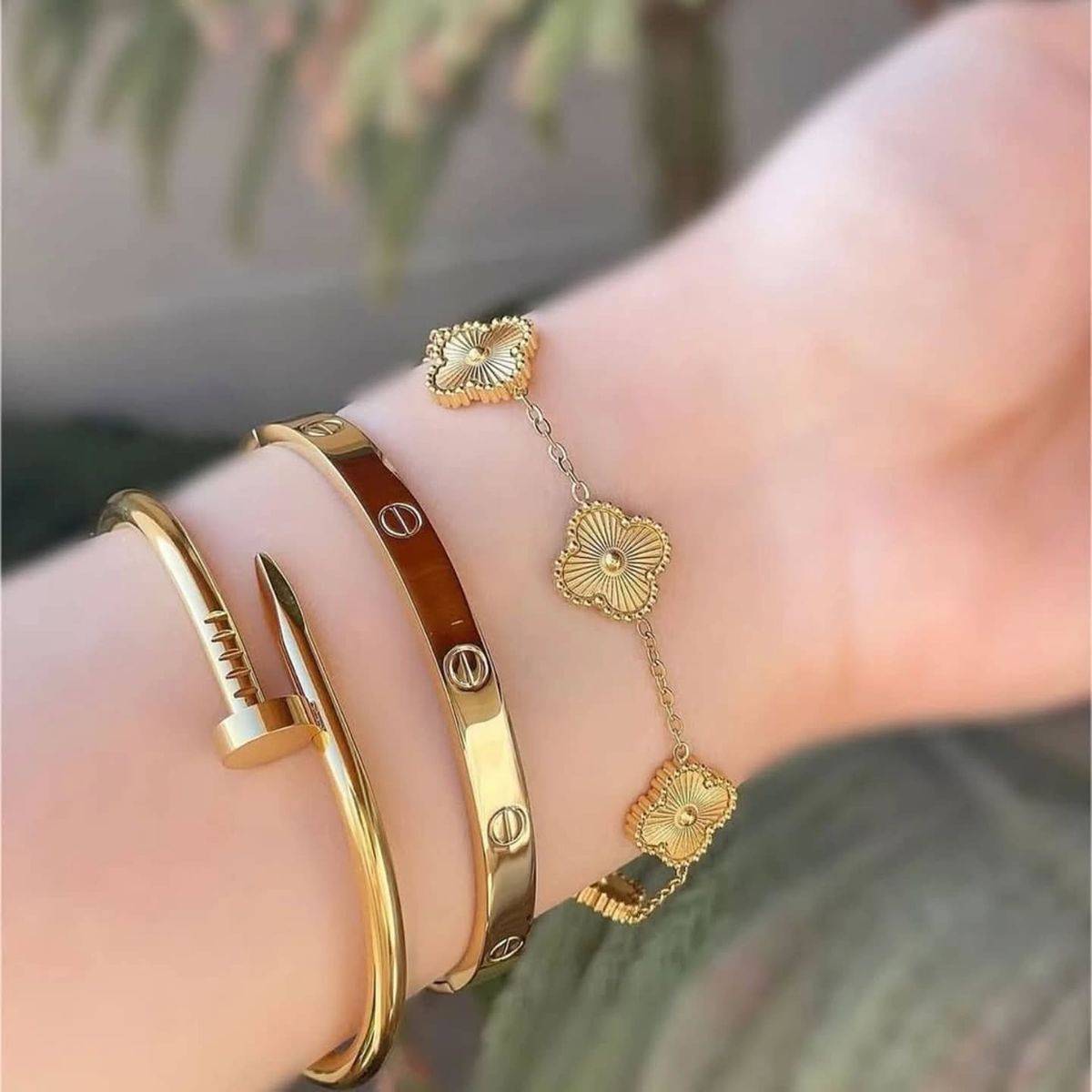 Cartier set + Golden clover