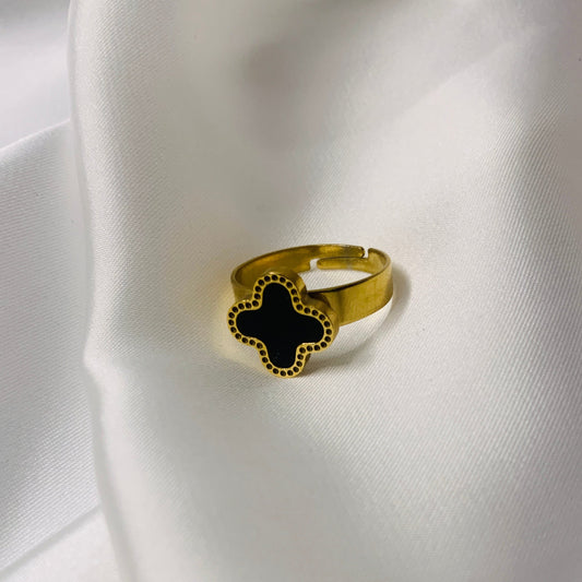 Clover Adjustable Ring