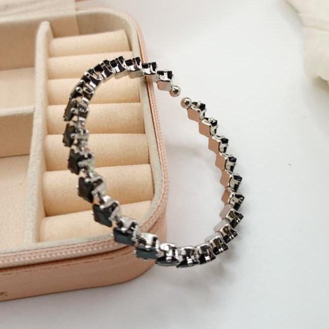 Silver Openable Bangle