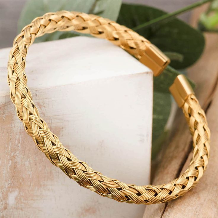 Gold Stainless Steel Bracelet