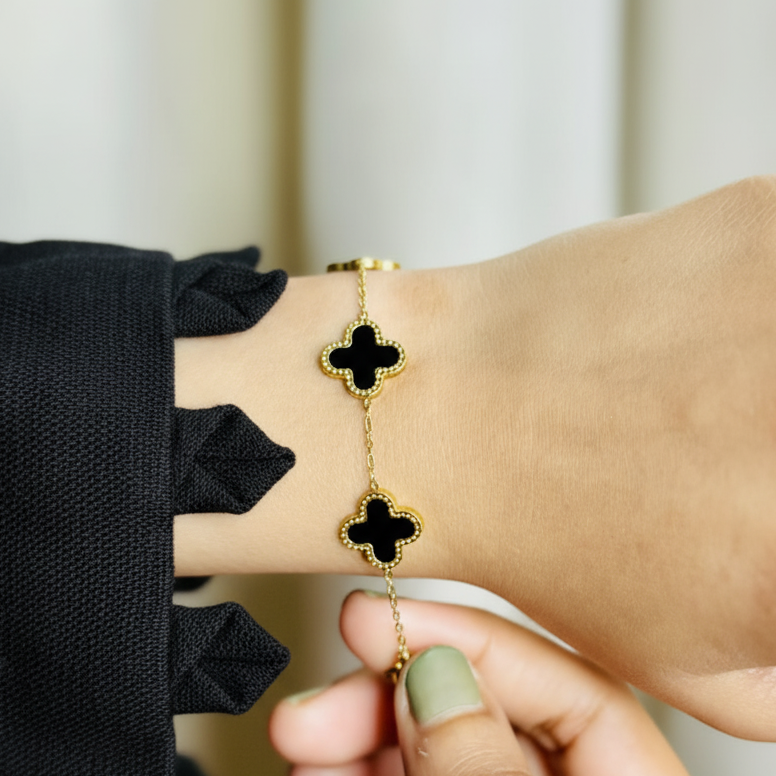 Adjustable Clover Bracelet