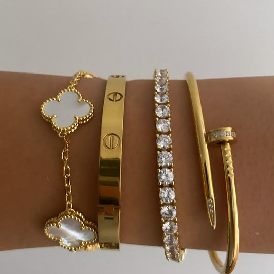 Premium Cartier Clover Collection | 4 Bracelet Deal – Luxury Fashion Jewelry