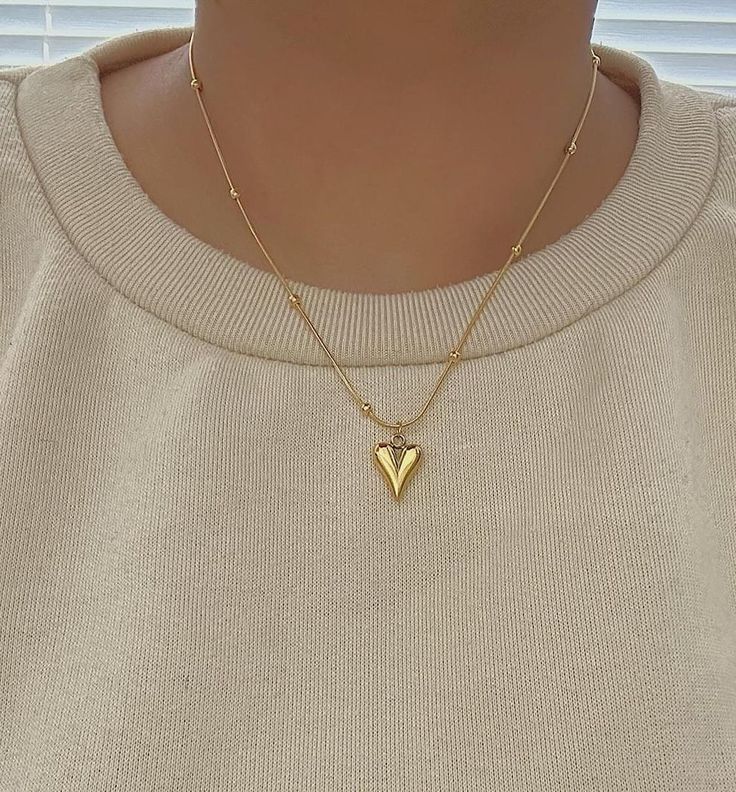 Heart Gold Necklace