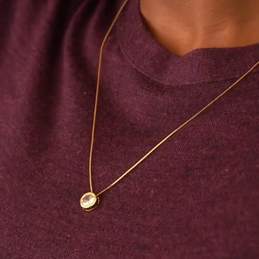 Minimal Gold Pendant