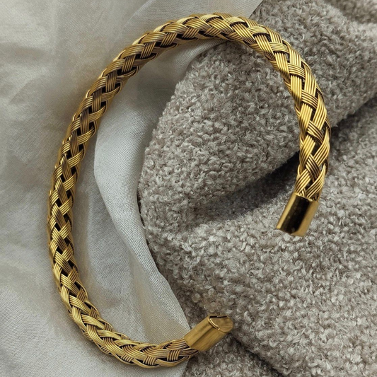 Mesh Woven Cuff Bracelet