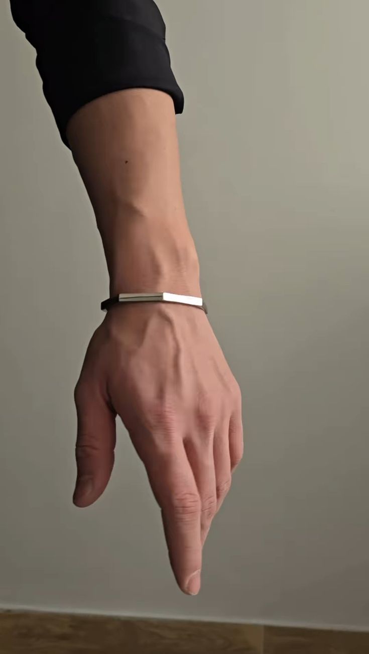 Silver Male Cuff