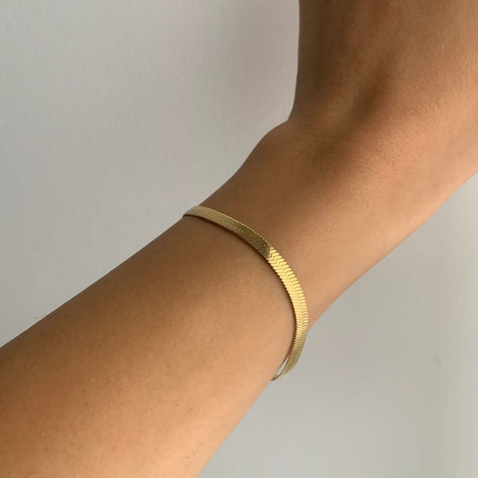 Elegant snake bracelet adjustable stainless steel jewelry